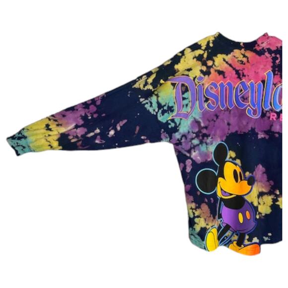 Disneyland 70th Anniversary Spirit Jersey - Mickey Mouse Tie-Dye – Adult Small main image 4